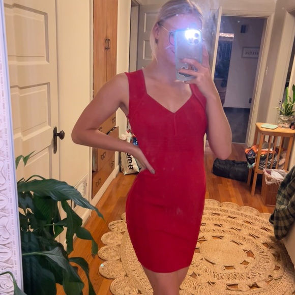 Vintage GUESS Bodycon Mini Cocktail Dress - Picture 2 of 7